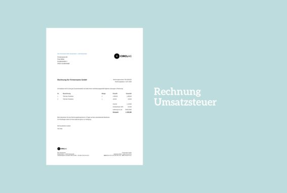 Rechnung Umsatzsteuer Muster inkl. Germanized Vorlage download