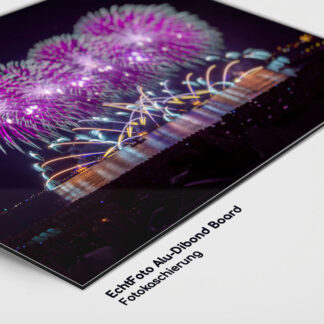 Dragon Fireworks - Alu-Dibond Feuerwerk Bild Cannes 02