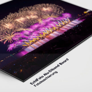 Dragon Fireworks, gold/pink – Alu-Dibond (DSC9890)