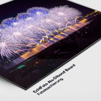 Dragon Fireworks - Alu-Dibond Feuerwerk Bild Cannes 04
