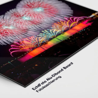Dragon Fireworks - Alu-Dibond Feuerwerk Bild Cannes 05