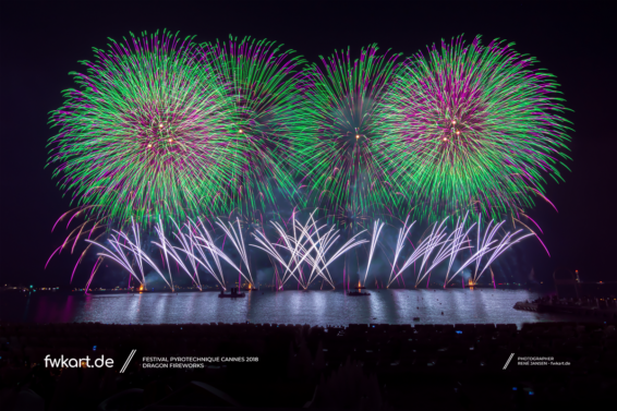 Festival d’Art Pyrotechnique de Cannes 2018 – Dragon Fireworks
