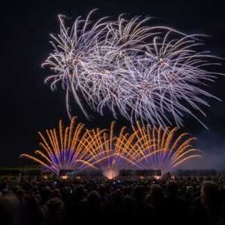 Feuerwerk Alu-Dibond Acryl Bildlizenz Stockfoto 4