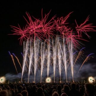 Feuerwerk Alu-Dibond Acryl Bildlizenz Stockfoto 5