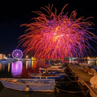 Feuerwerk Alu-Dibond Acryl Bildlizenz Stockfoto 8