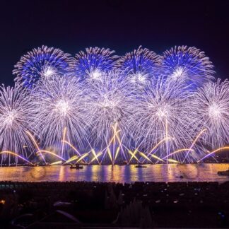 Feuerwerk Fotoabzüge Cannes 5er Set 1