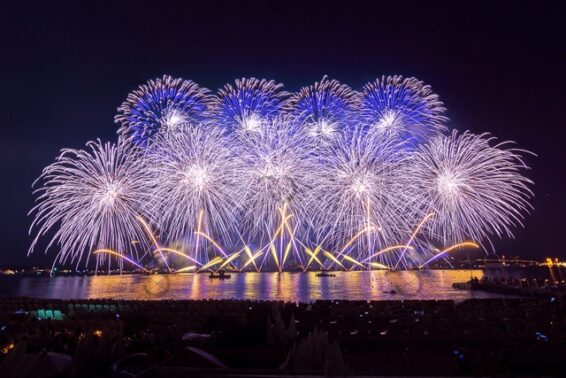 Feuerwerk Fotoabzüge Cannes 5er Set 1