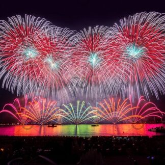 Fotoabzüge Cannes Dragon Fireworks Feuerwerk 5er Set 4