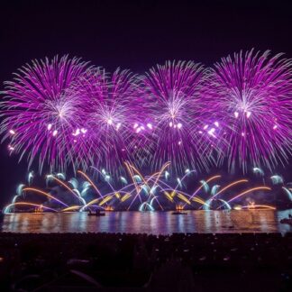 Fotoabzüge Cannes Dragon Fireworks Feuerwerk 5er Set 5