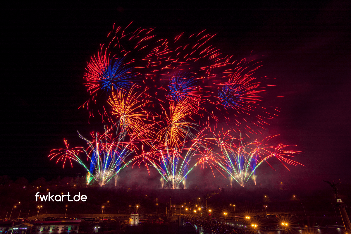 Novoroční ohňostroj Praha 2019 Makalu Fireworks 12