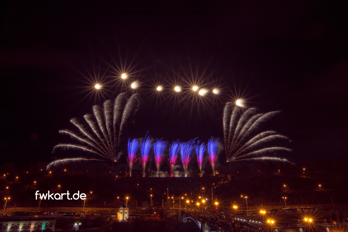 Novoroční ohňostroj Praha 2019 Makalu Fireworks 2