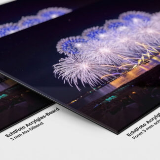 Dragon Fireworks - EchtFoto Acrylglas Feuerwerk Foto Cannes 04