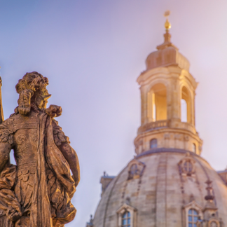 Dresden Frauenkirche Alu-Dibond Acryl Echtfoto