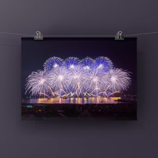 EchtFoto Fotoabzug Cannes Dragon Fireworks Posterabzug (13)