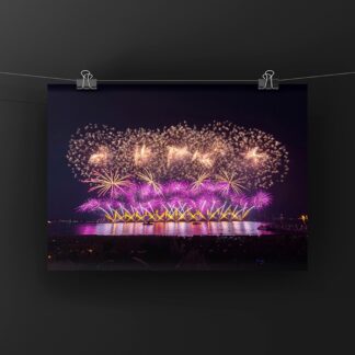 EchtFoto Fotoabzug Cannes Dragon Fireworks Posterabzug (15)