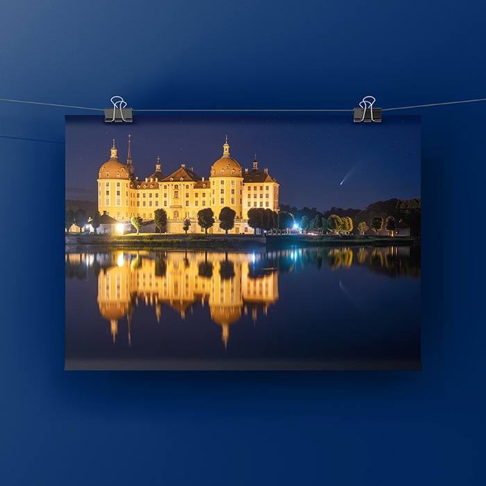 EchtFoto Fotoabzug Schloss Moritzburg Posterabzug