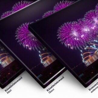 Dragon Fireworks, purple – Leinwand (DSC9849)