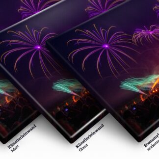 North Star Fireworks, purple – Leinwand (DSC8985)