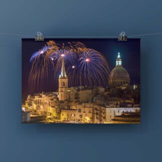 Malta, Valletta Karmeliter-Kirche – Poster (DSC2073)