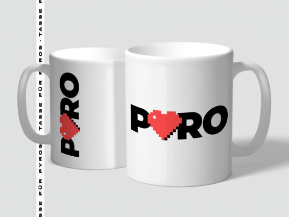 Pyro Tasse Love Pyro Silvester Feuerwerk 1