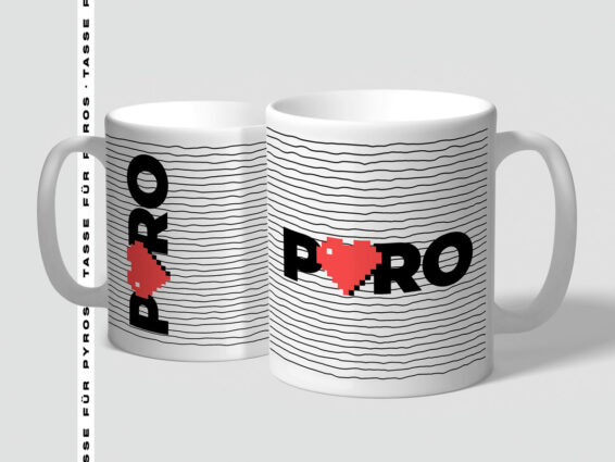 Pyro Tasse Love Pyro Silvester Feuerwerk 2