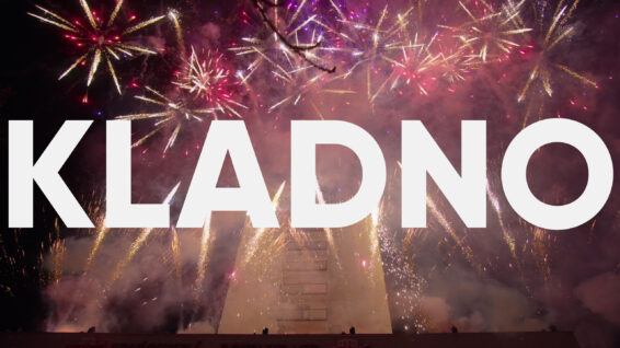 KLADNO 2022 – Feuerwerk Neujahr am Hotel Kladno in CZ