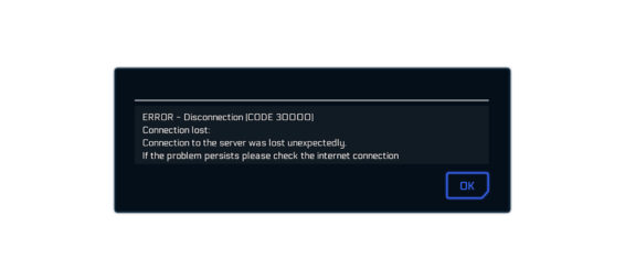 Tasse 30k Error Star Citizen 30000 Disconnection Fan made Motiv