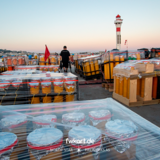 Cannes 2022 North Star Fireworks Setup Aufbau (4)