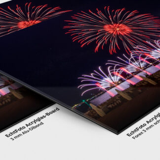 Acrylglas - Cannes 2022, North Star Fireworks, rot