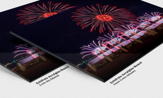 Acrylglas - Cannes 2022, North Star Fireworks, rot