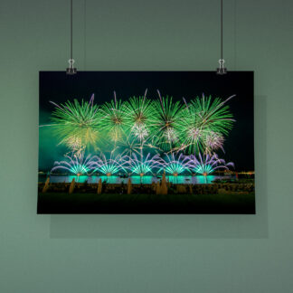 North Star Fireworks, grün – Poster (DSC1852)