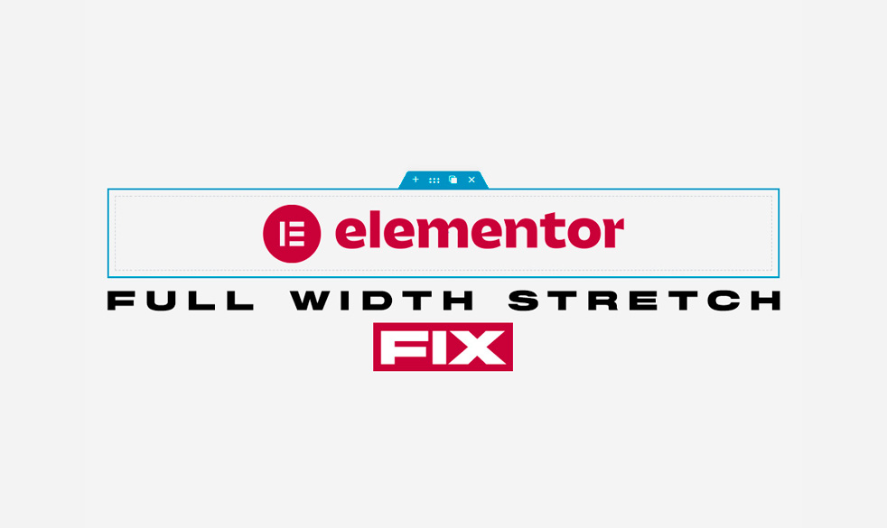 Elementor Full width stretch fix