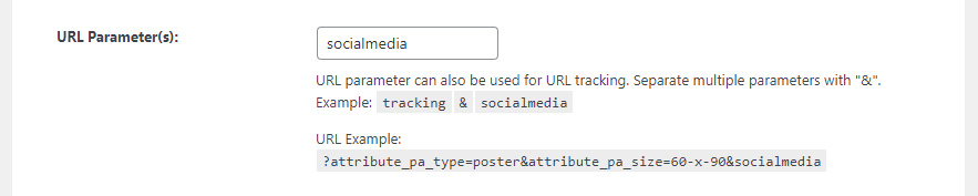 Kopiere die URL aller Produktvariationen Copy Product Variations URL Woocommerce Plugin parameters