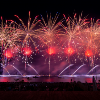 Festival Pyrotechnique Cannes 2023 - North Star Fireworks (14. July) (11)