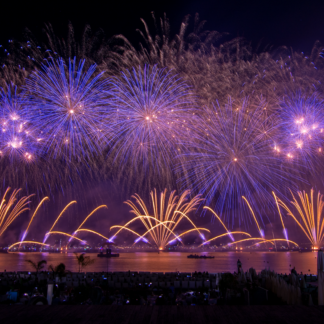 Feuerwerk Bilder, Festival Pyrotechnique Cannes 2023 - North Star Fireworks (14. July) (17)