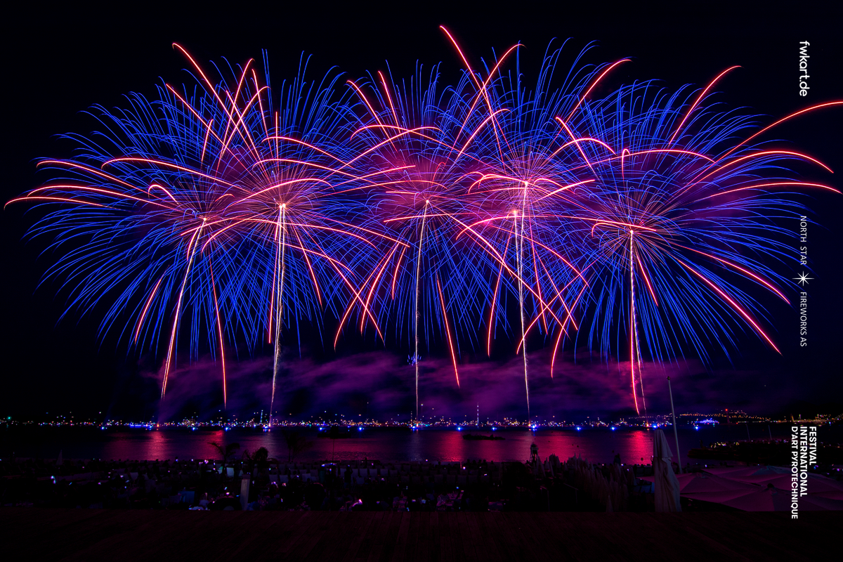 Festival Pyrotechnique Cannes 2023 - North Star Fireworks (14. July) (4)
