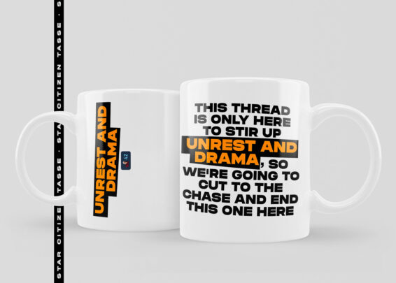 Star Citizen Tasse - Unrest and Drama Fan made Tasse m2